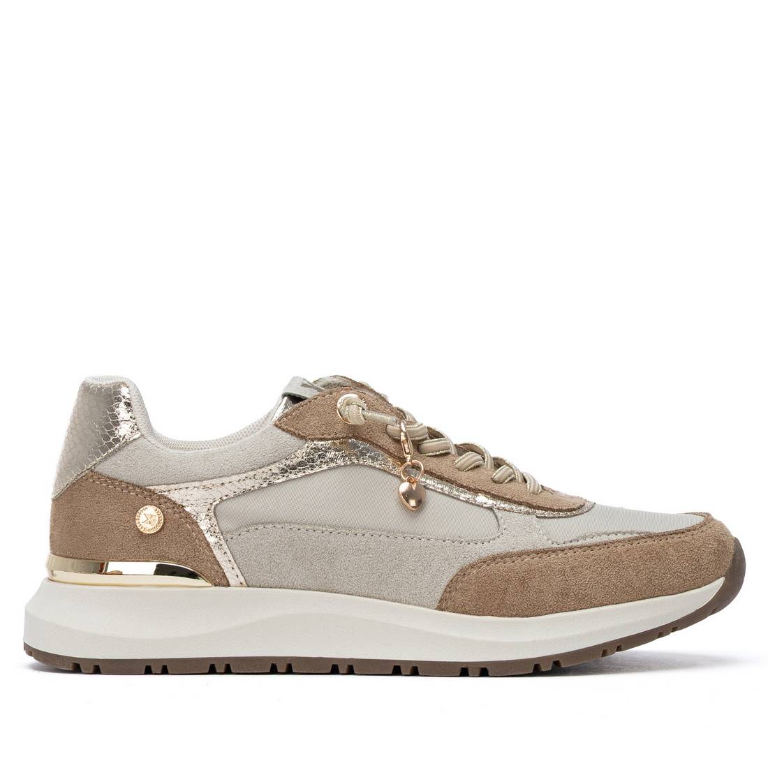 XTI Women's Casual Suede Lace-Up Sneakers 146138