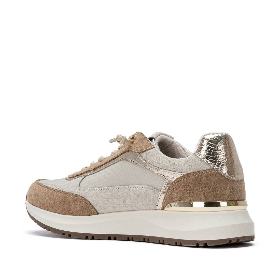 XTI Women's Casual Suede Lace-Up Sneakers 146138