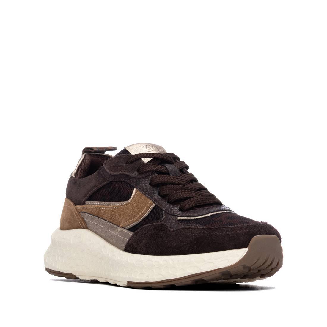 XTI Women's Casual Suede Lace-Up Sneakers 146145