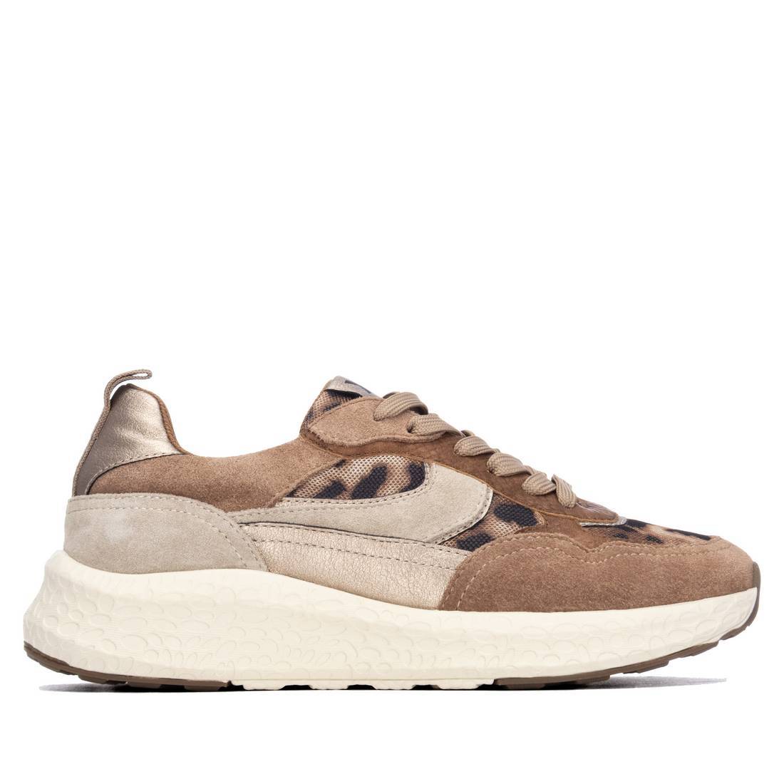 XTI Women's Casual Suede Lace-Up Sneakers 146145