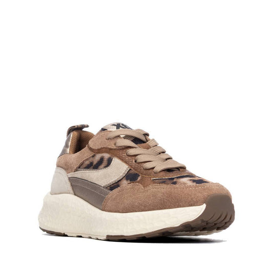 XTI Women's Casual Suede Lace-Up Sneakers 146145