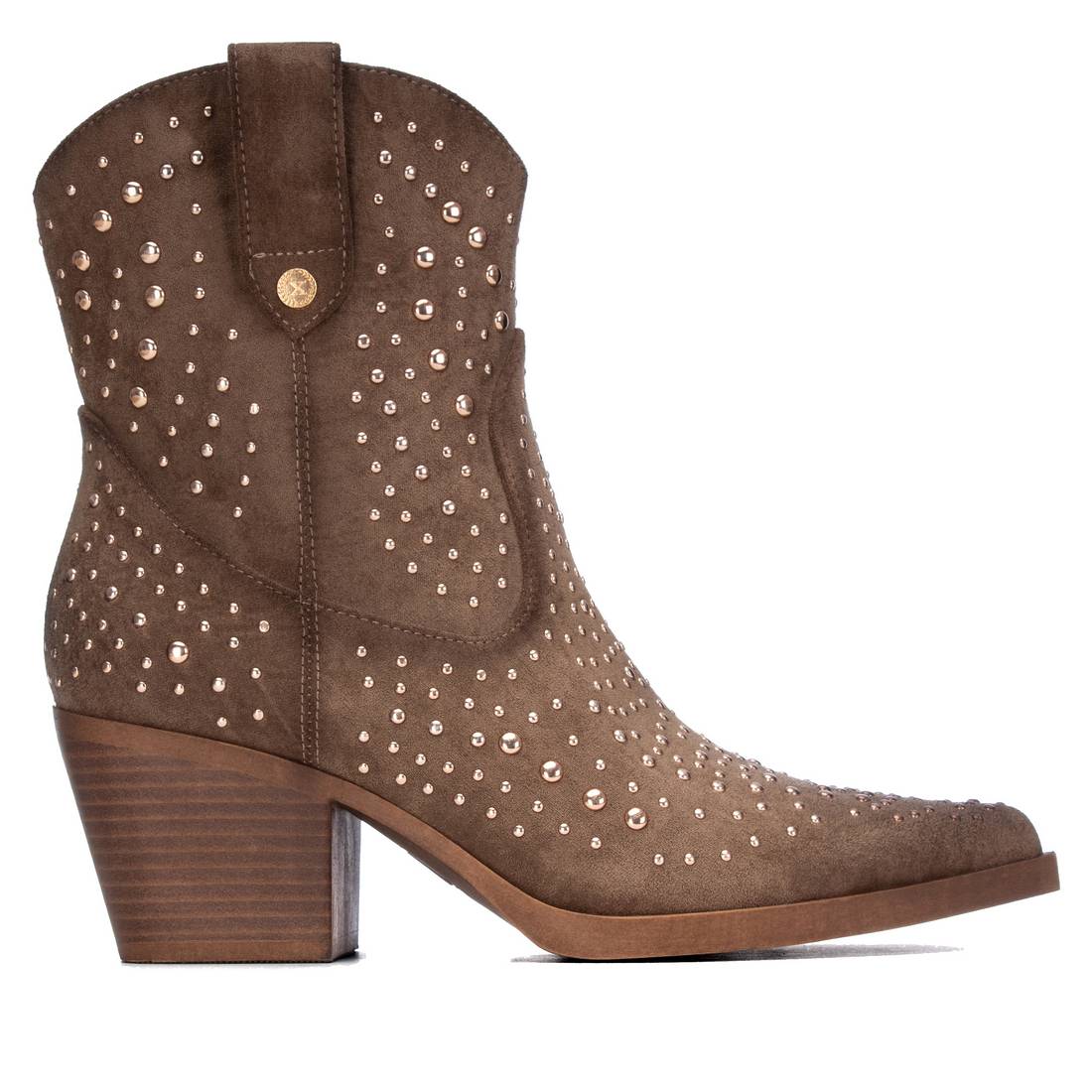 XTI Women's Suede Italian Western Ankle Booties 146192