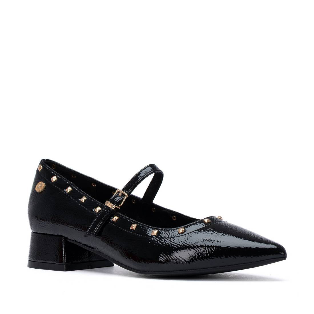 XTI Women's Patent Leather Low-Heel Mary Jane Shoes 146220