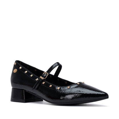 XTI Women's Patent Leather Low-Heel Mary Jane Shoes 146220