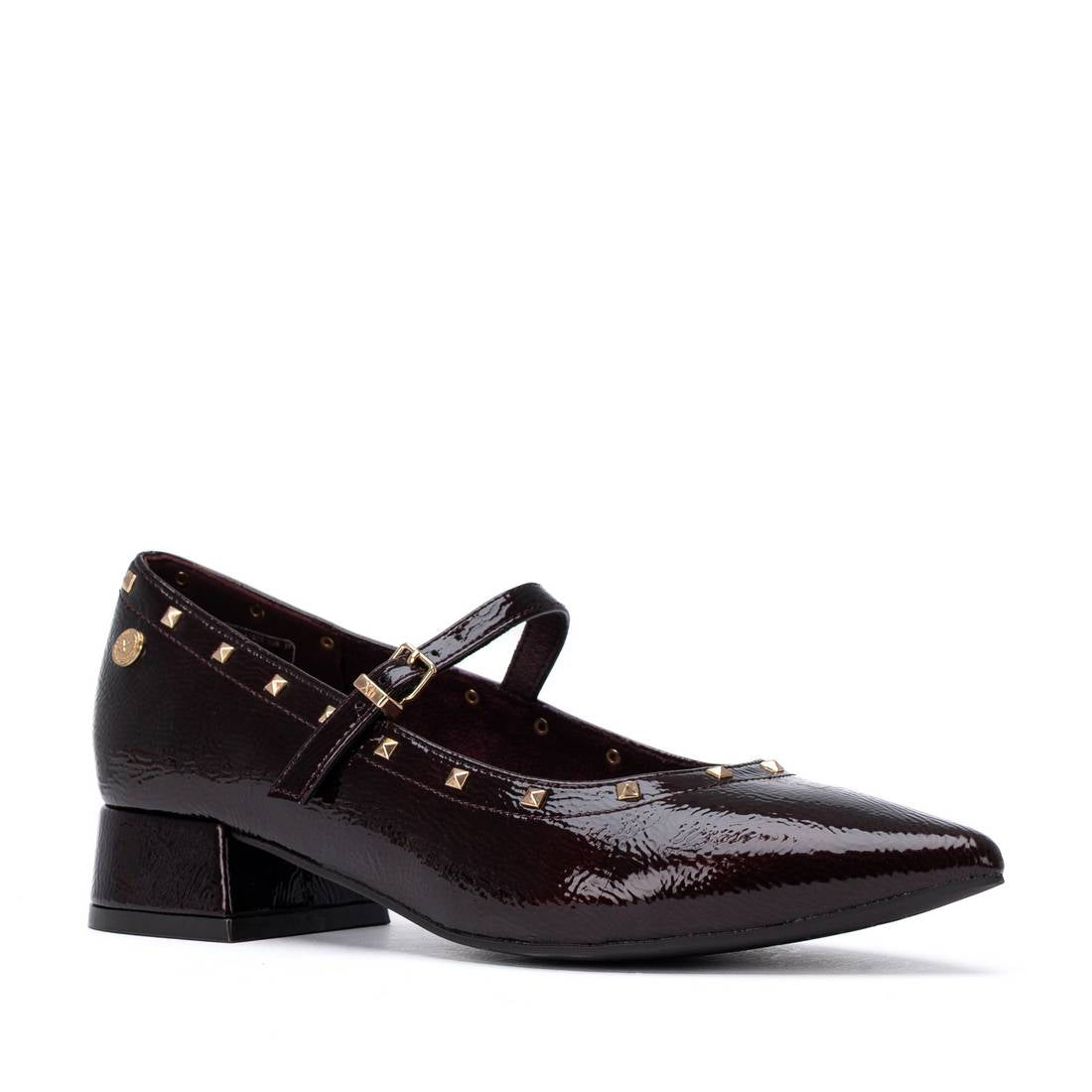 XTI Women's Patent Leather Low-Heel Mary Jane Shoes 146220