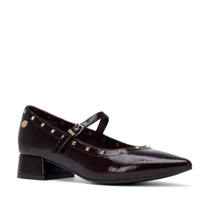 XTI Women's Patent Leather Low-Heel Mary Jane Shoes 146220