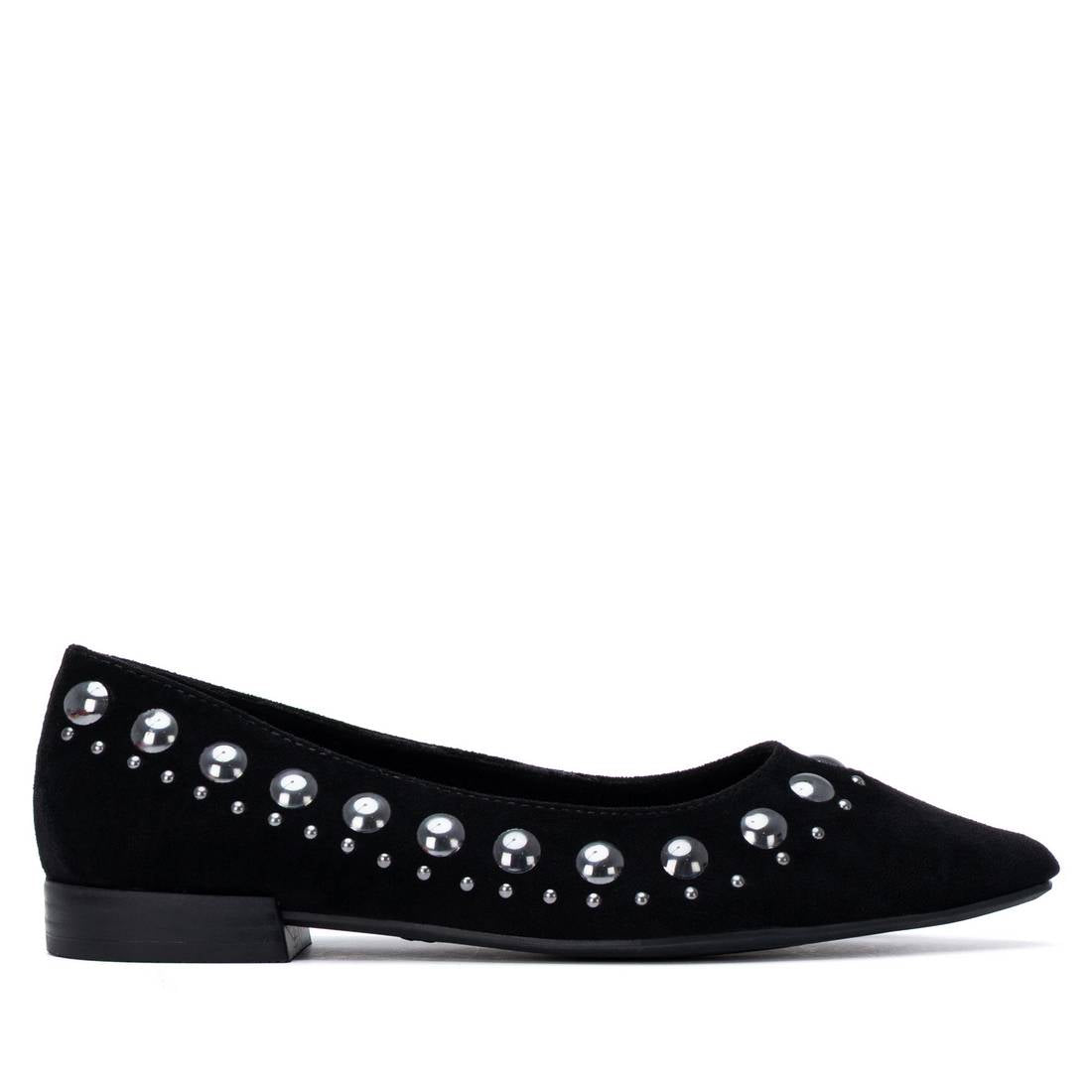 XTI Women's Studded Suede Ballet Flats 146223