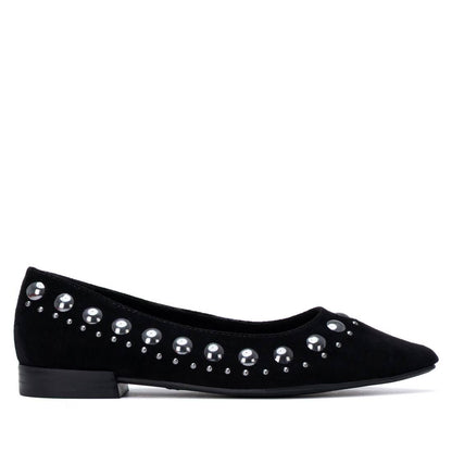 XTI Women's Studded Suede Ballet Flats 146223