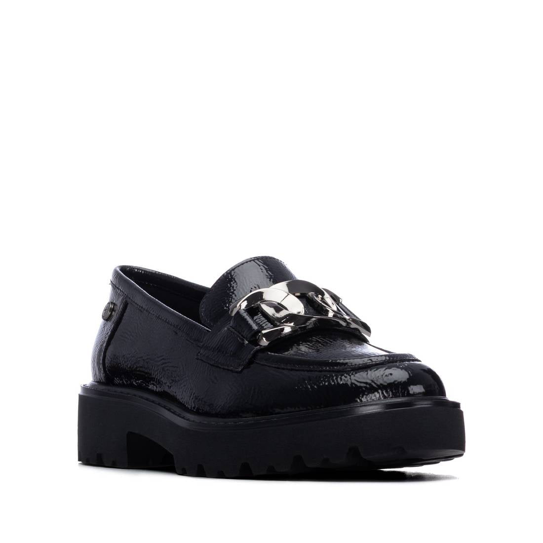 XTI Women's Casual Patent Leather Moccasins 146258