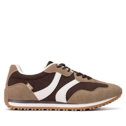 XTI Women's Casual Suede Lace-Up Sneakers 146277