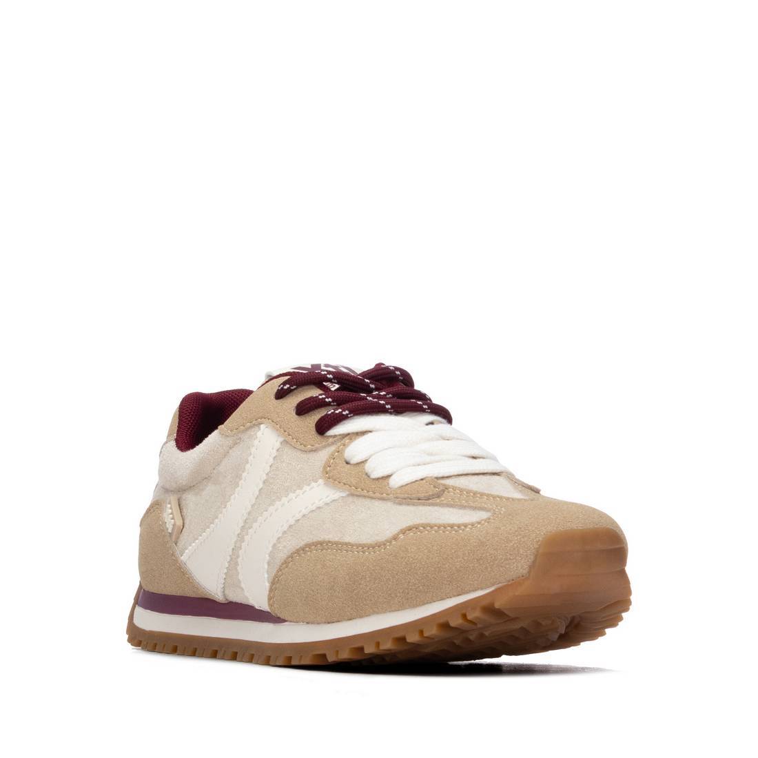 XTI Women's Casual Suede Lace-Up Sneakers 146277