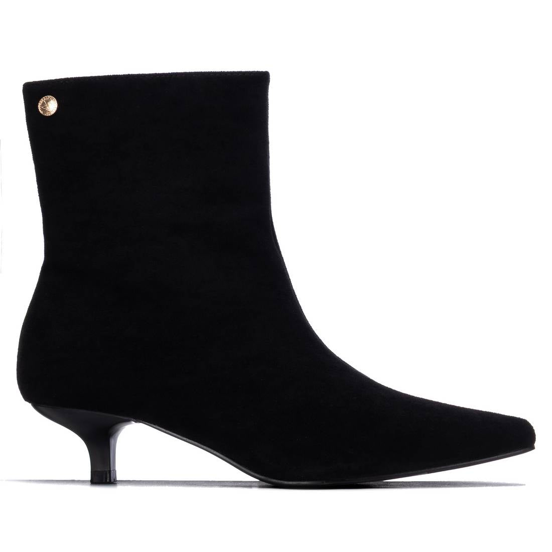 Women's Pointed Toe Suede Ankle Booties 146388