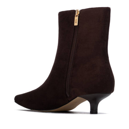Women's Pointed Toe Suede Ankle Booties 146388