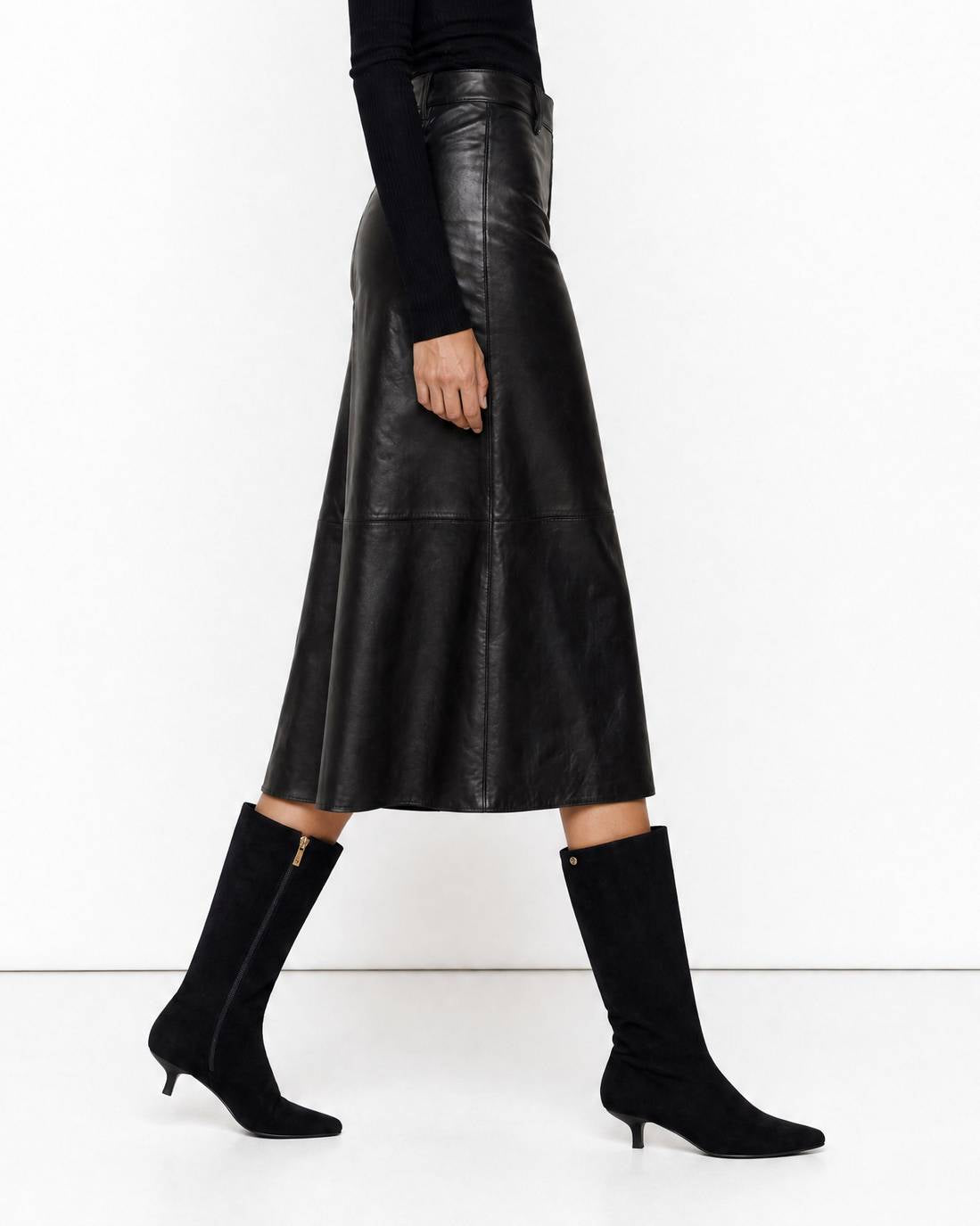 Women's Pointed Toe Suede Tall Boots 146389