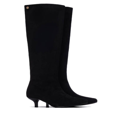 Women's Pointed Toe Suede Tall Boots 146389