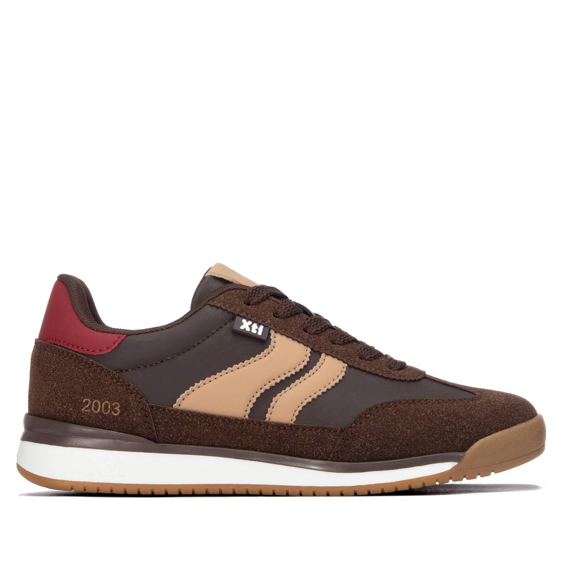 XTI Women's Casual Suede Lace-Up Sneakers 146398