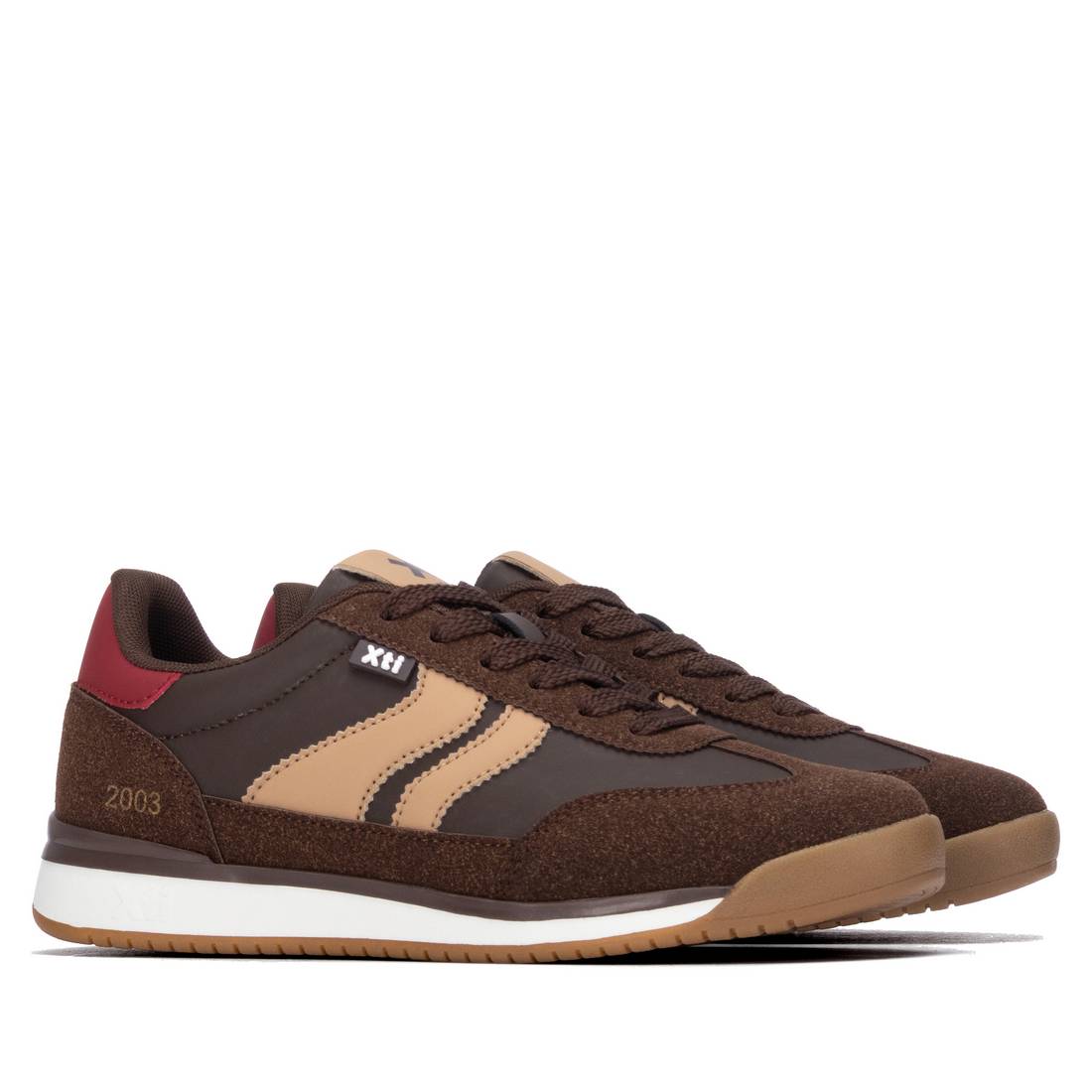 XTI Women's Casual Suede Lace-Up Sneakers 146398