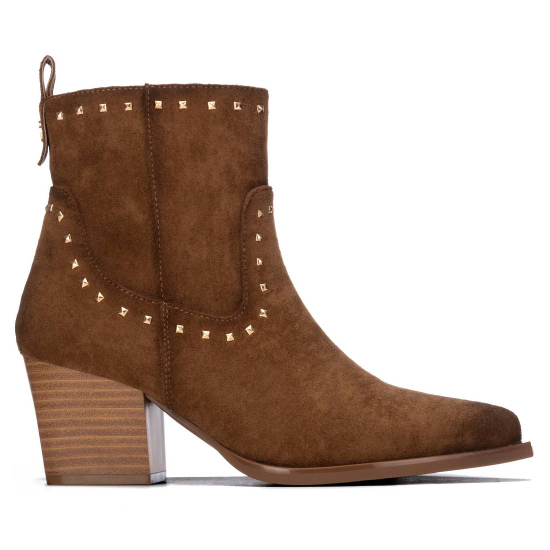 XTI Women's Suede Italian Western Ankle Booties 146479