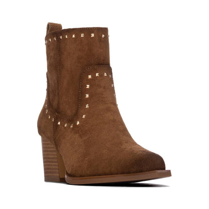 XTI Women's Suede Italian Western Ankle Booties 146479