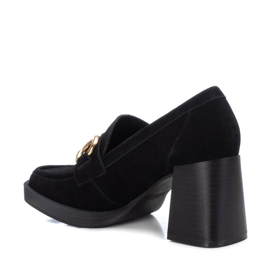 Carmela Collection Women's Suede Heeled Loafers By XTI 161209