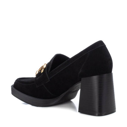 Carmela Collection Women's Suede Heeled Loafers By XTI 161209