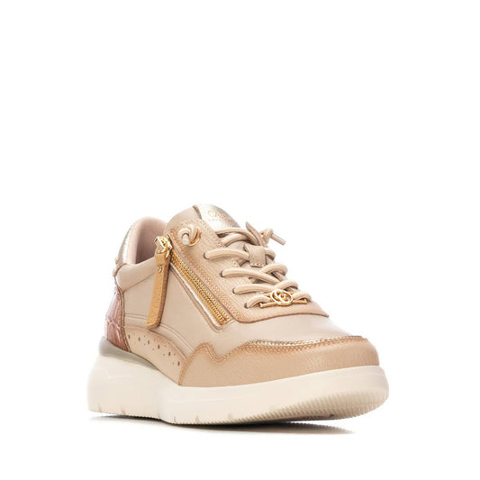 Women's Leather Casual Slip On Sneakers Carmela Collection By XTI 162430