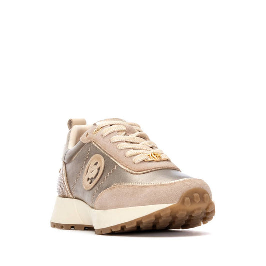 Women's Leather Lace-Up Sneakers Carmela Collection By XTI 162699