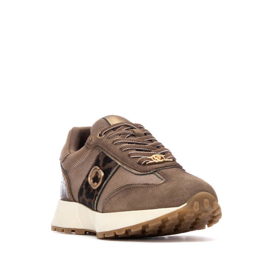 Women's Suede Lace-Up Sneakers Carmela Collection By XTI 162702