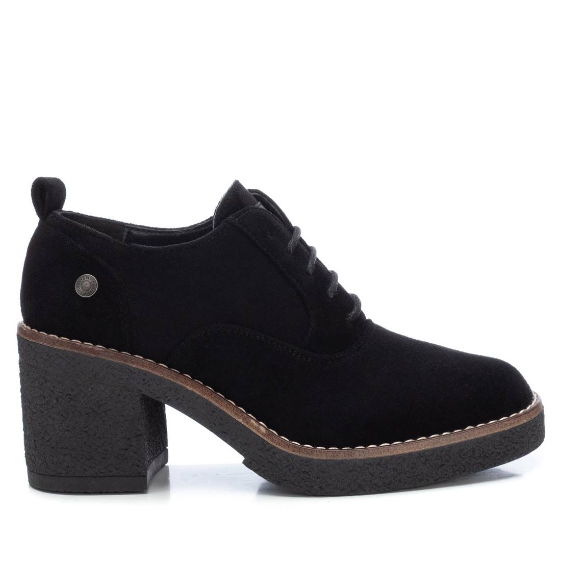 Women's Suede Heeled Oxfords By XTI 170993