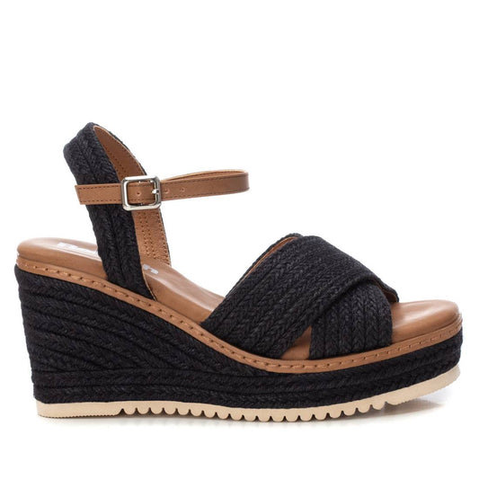 REFRESH Women's heeled sandals 171543 BLACK