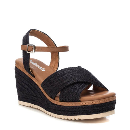 REFRESH Women's heeled sandals 171543 BLACK
