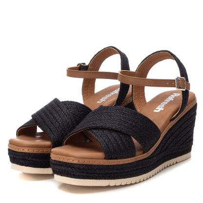 REFRESH Women's heeled sandals 171543 BLACK
