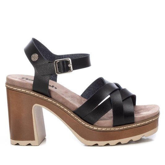 Women's sandals 171877 BLACK