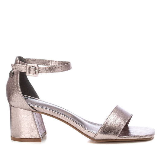 XTI Women's Heeled Metallic Sandals By XTI 171957