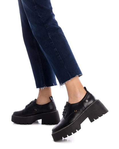XTI Women's Heeled Lace-Up Loafers By XTI 172072