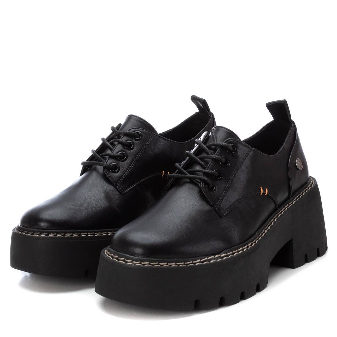 XTI Women's Heeled Lace-Up Loafers By XTI 172072