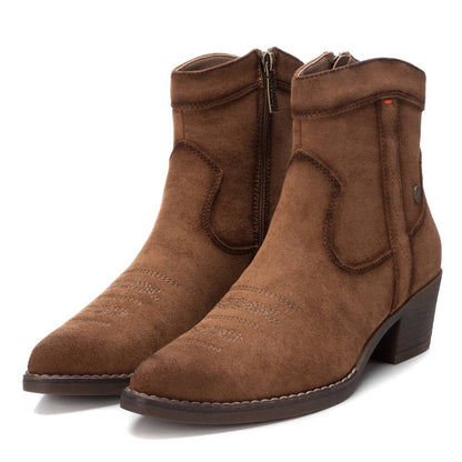 XTI Women's Italian Western Suede Booties By XTI 172126
