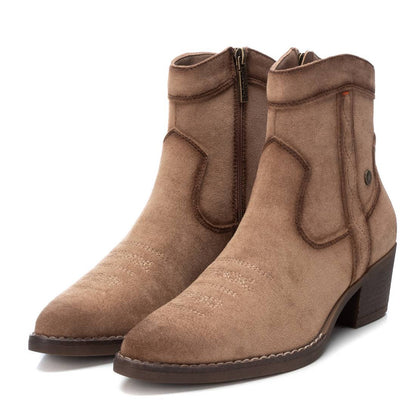 XTI Women's Italian Western Suede Booties By XTI 172126
