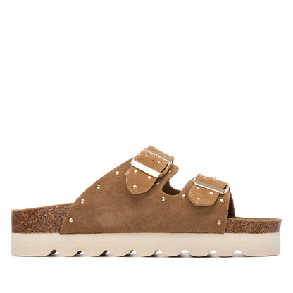 Refresh CAMEL SUEDE LADIES SANDALS 175009