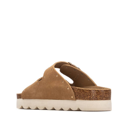 Refresh CAMEL SUEDE LADIES SANDALS 175009
