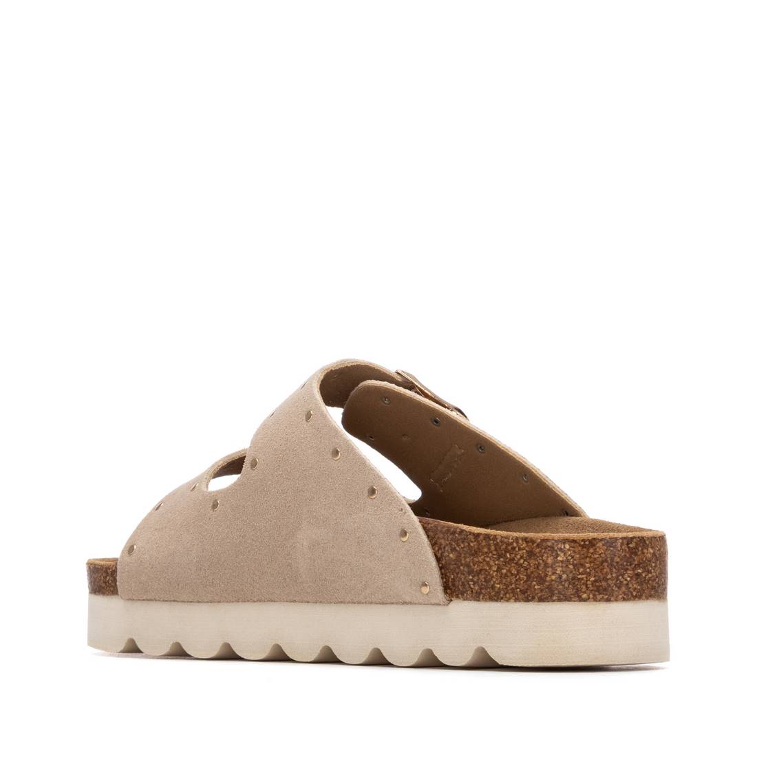 Refresh BEIGE SUEDE LADIES SANDALS 175009