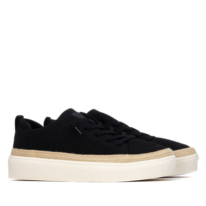 Refresh BLACK TEXTILE LADIES SHOES 175233