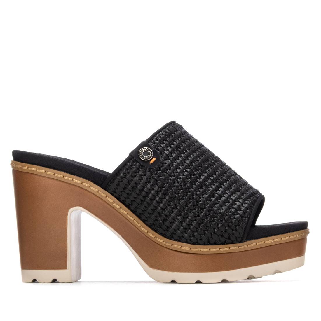 Refresh BLACK PU LADIES SANDALS 175282
