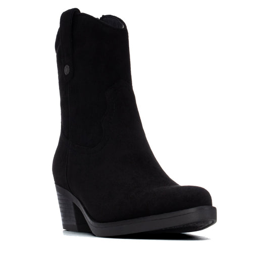 Women's Italian Western Suede Ankle Booties Refresh Collection By XTI 176144