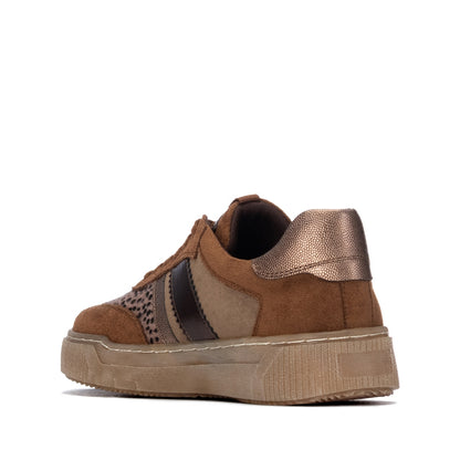 Women's Casual Suede Sneakers Refresh Collection By XTI 176240