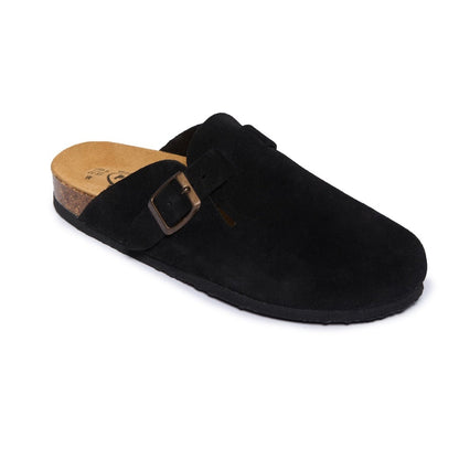 Plakton Women's Clog in Suede Blogg Thick Grain Suede