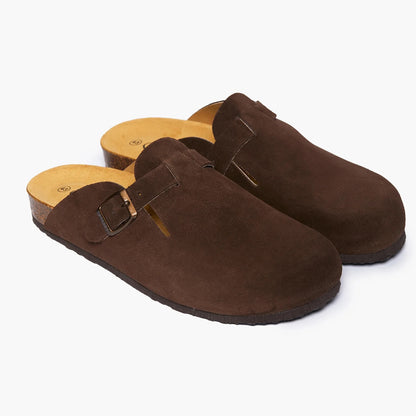 Plakton Women's Clog in Suede Blogg Thick Grain Suede