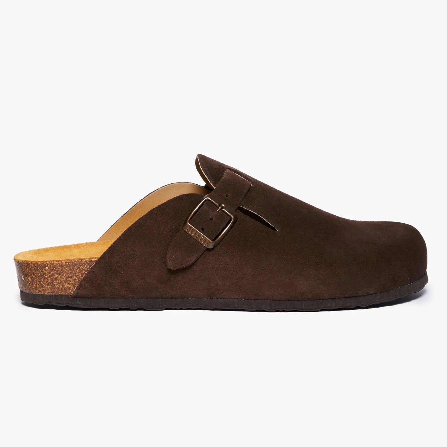 Plakton Women's Clog in Suede Blogg Thick Grain Suede