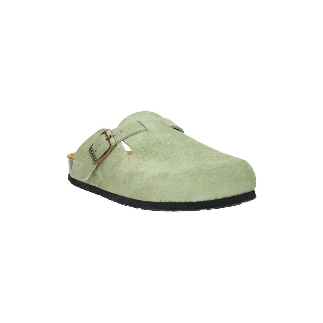Plakton Women's Clog in Suede Blogg Thick Grain Suede