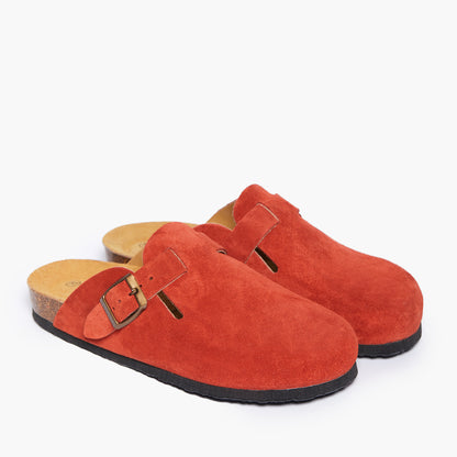 Plakton Women's Clog in Suede Blogg Thick Grain Suede